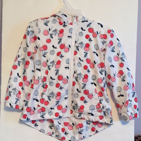 Girls wonder nation white cherry spring jacket - Picture 5 of 13